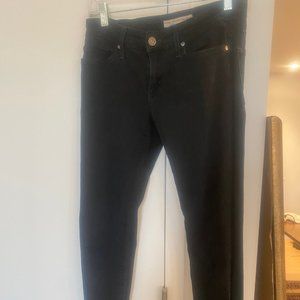 Joie Faded Black Skinny Jeans